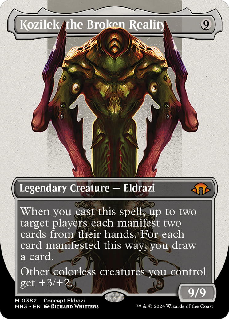 Kozilek, the Broken Reality (Borderless) (382) [Modern Horizons 3] - Deck Out Gaming