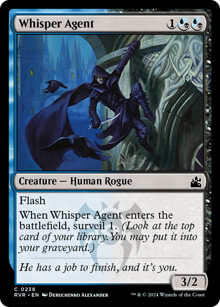 Whisper Agent (238) [Ravnica Remastered] foil - Deck Out Gaming