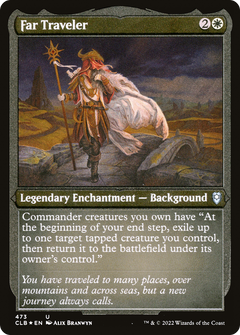 Far Traveler (473) [Commander Legends: Battle for Baldur's Gate] etched - Deck Out Gaming