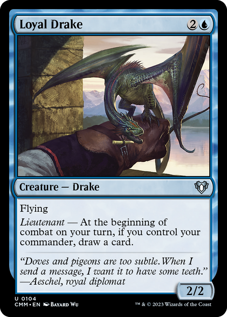 Loyal Drake (104) [Commander Masters] - Deck Out Gaming