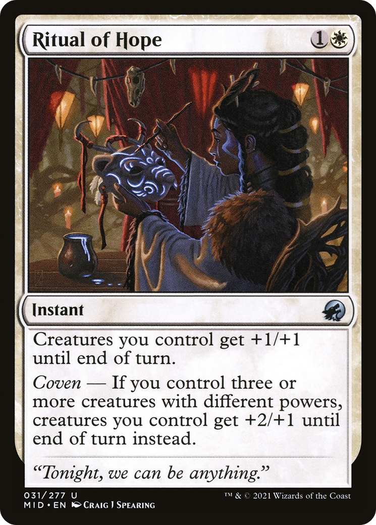Ritual of Hope (31) [Innistrad: Midnight Hunt] - Deck Out Gaming