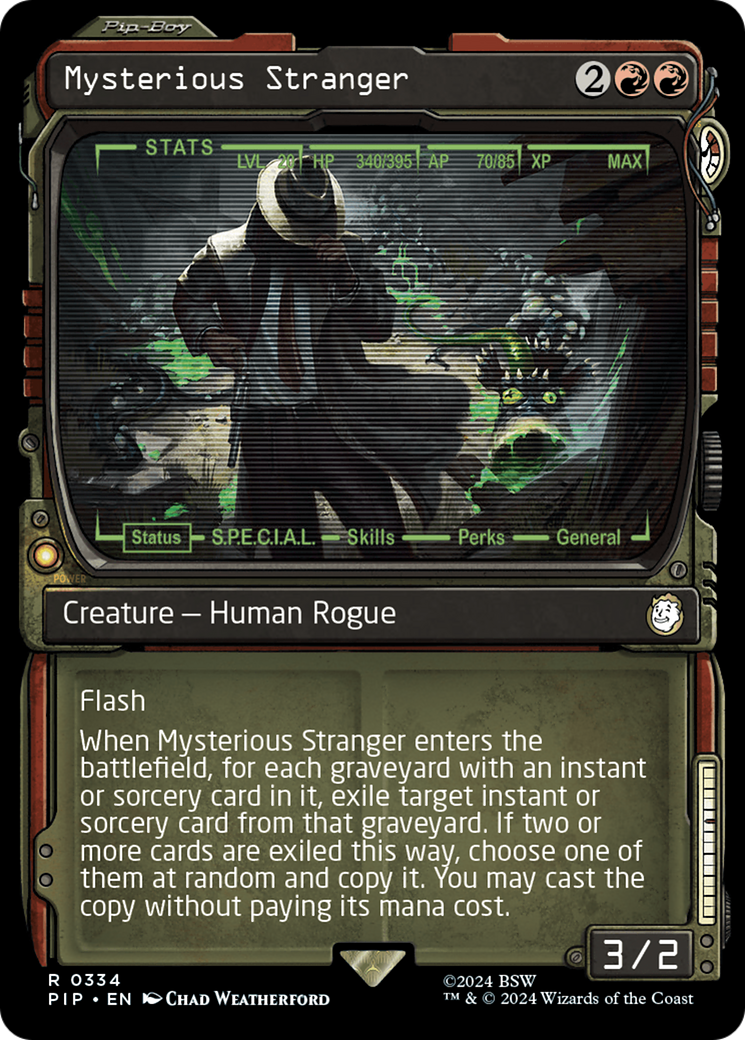 Mysterious Stranger (Showcase) (334) [Fallout] - Deck Out Gaming