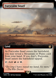 Furycalm Snarl (Extended Art) (499) [Doctor Who] foil - Deck Out Gaming