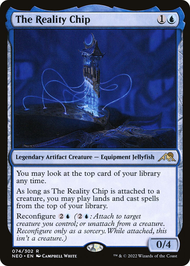 The Reality Chip (74) [Kamigawa: Neon Dynasty] - Deck Out Gaming