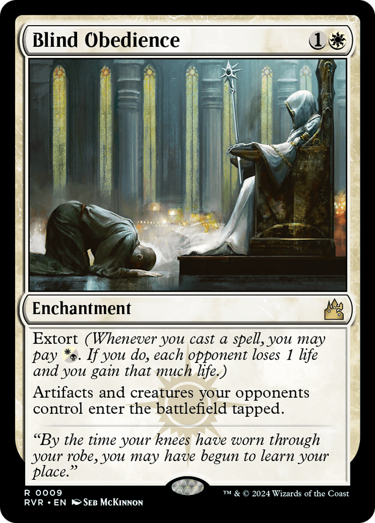 Blind Obedience (9) [Ravnica Remastered] foil - Deck Out Gaming
