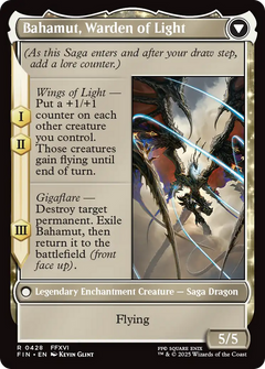 Dion, Bahamut's Dominant // Bahamut, Warden of Light (428) [FINAL FANTASY] - Deck Out Gaming