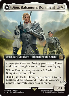 Dion, Bahamut's Dominant // Bahamut, Warden of Light (428) [FINAL FANTASY] - Deck Out Gaming
