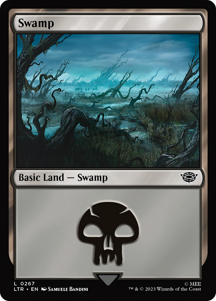 Swamp (0267) (267) [The Lord of the Rings: Tales of Middle-earth] foil - Deck Out Gaming
