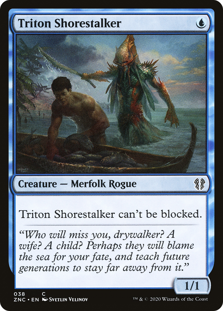Triton Shorestalker (38) [Zendikar Rising Commander] - Deck Out Gaming