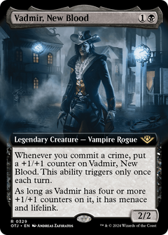 Vadmir, New Blood (Extended Art) (329) [Outlaws of Thunder Junction] foil - Deck Out Gaming