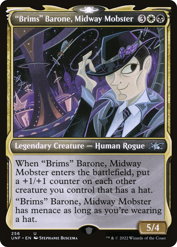 "Brims" Barone, Midway Mobster (Showcase) (256) [Unfinity] - Deck Out Gaming