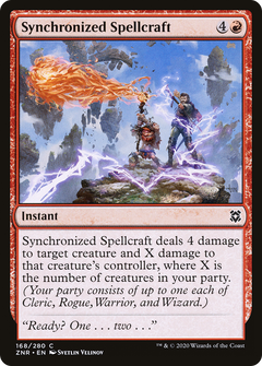 Synchronized Spellcraft (168) [Zendikar Rising] foil - Deck Out Gaming