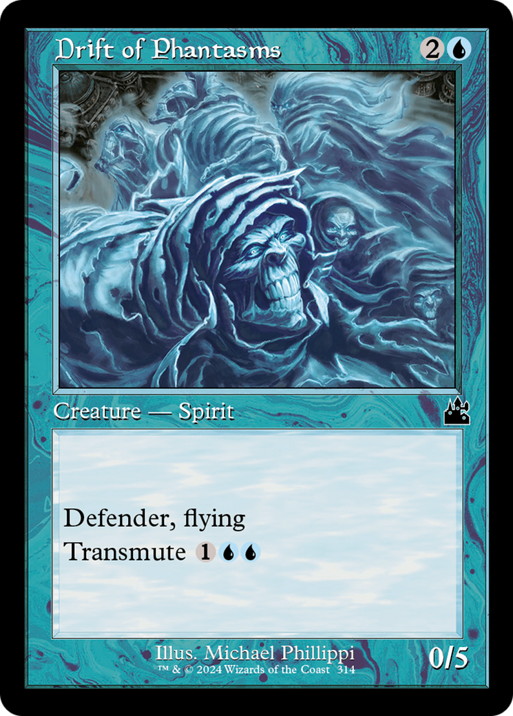 Drift of Phantasms (Retro Frame) (314) [Ravnica Remastered] foil - Deck Out Gaming