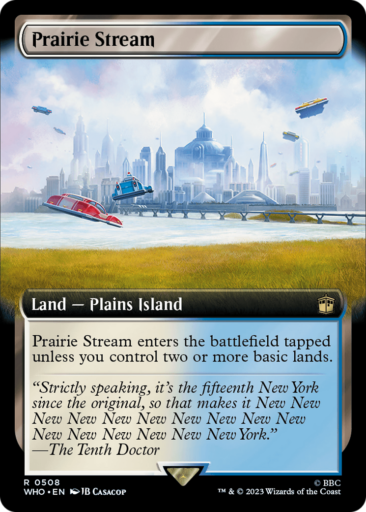 Prairie Stream (Extended Art) (508) [Doctor Who] - Deck Out Gaming
