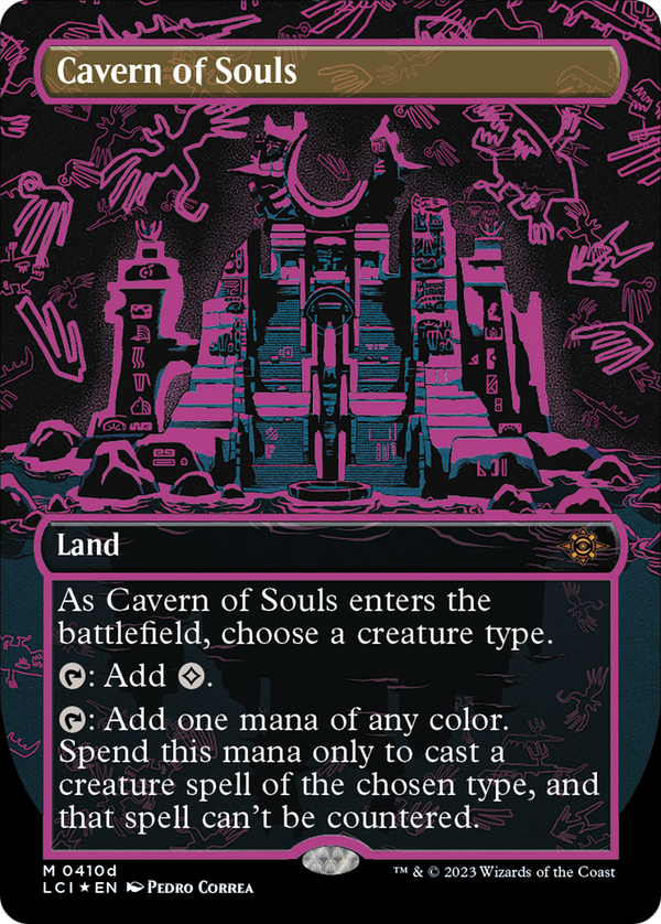 Cavern of Souls (0410d) (Borderless) (410d) [The Lost Caverns of Ixalan] foil - Deck Out Gaming