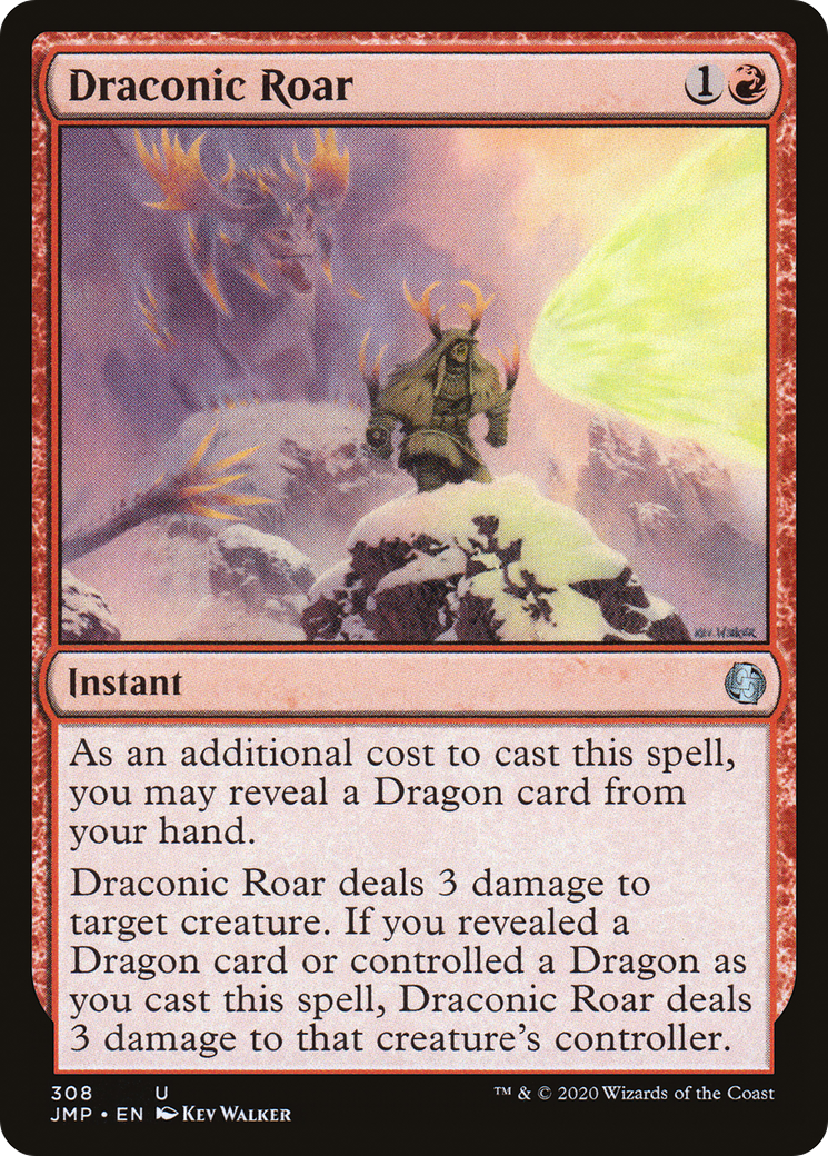 Draconic Roar (308) [Jumpstart] - Deck Out Gaming