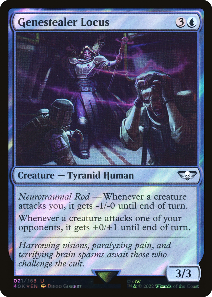 Genestealer Locus (Surge Foil) (21) [Warhammer 40,000 Commander] foil - Deck Out Gaming