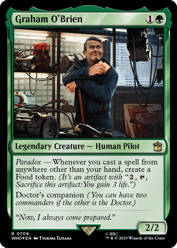Graham O'Brien (Surge Foil) (709) [Doctor Who] foil - Deck Out Gaming