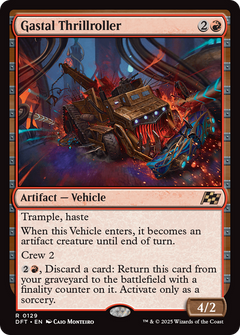 Gastal Thrillroller (129) [Aetherdrift] foil - Deck Out Gaming