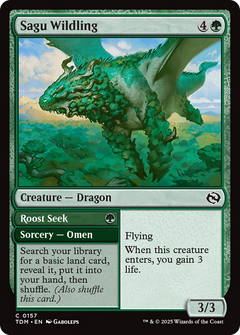 Sagu Wildling (157) [Tarkir: Dragonstorm] foil - Deck Out Gaming