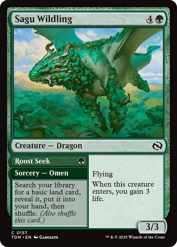 Sagu Wildling (157) [Tarkir: Dragonstorm] foil - Deck Out Gaming