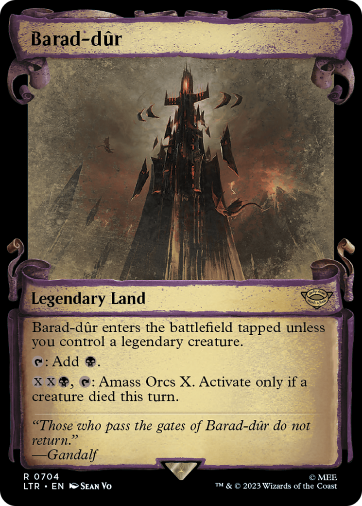 Barad-dur (Showcase Scrolls) (704) [The Lord of the Rings: Tales of Middle-earth] - Deck Out Gaming