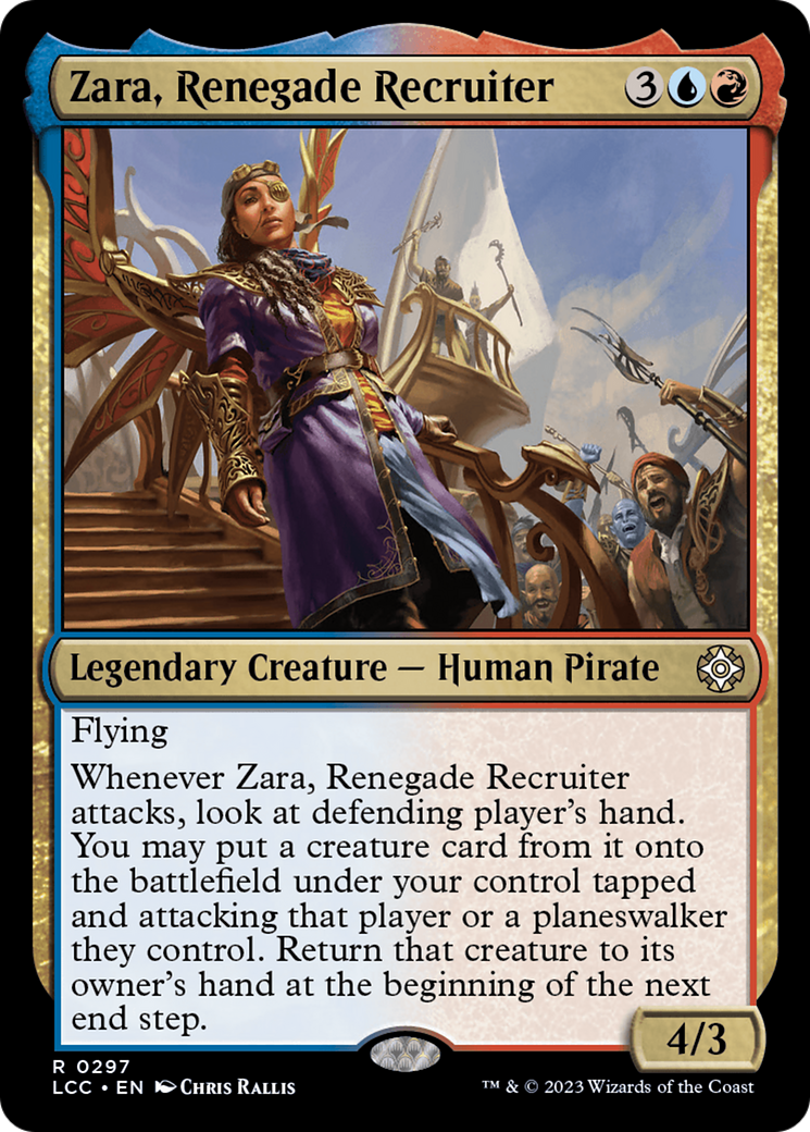 Zara, Renegade Recruiter (297) [The Lost Caverns of Ixalan Commander] - Deck Out Gaming