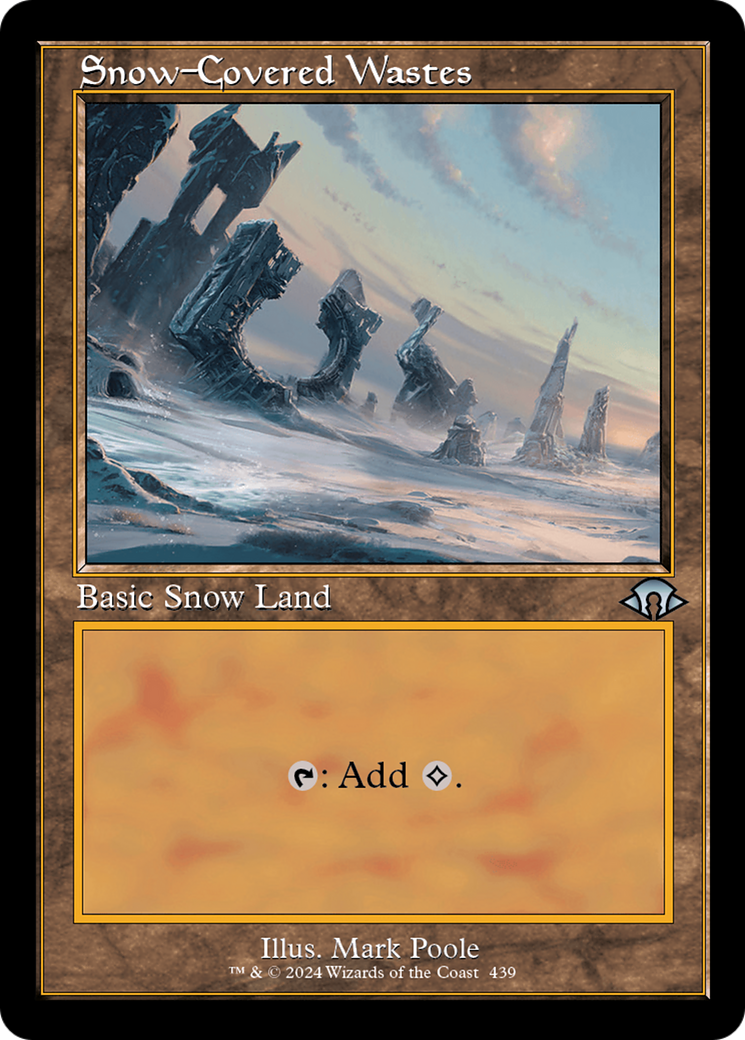 Snow-Covered Wastes (Retro Frame) (439) [Modern Horizons 3] foil - Deck Out Gaming
