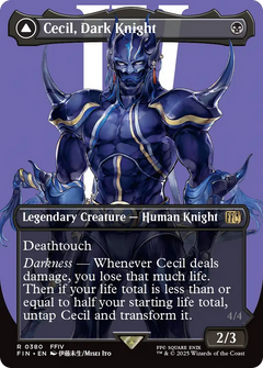 Cecil, Dark Knight // Cecil, Redeemed Paladin (380) [FINAL FANTASY] foil - Deck Out Gaming