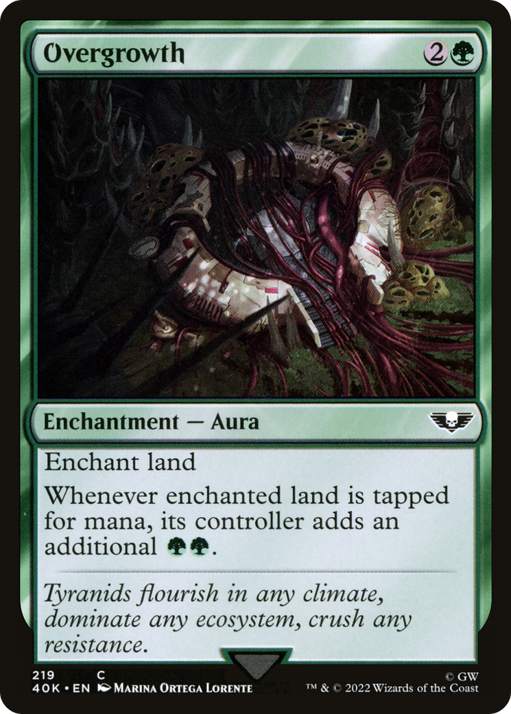 Overgrowth (219) [Universes Beyond: Warhammer 40,000] - Deck Out Gaming