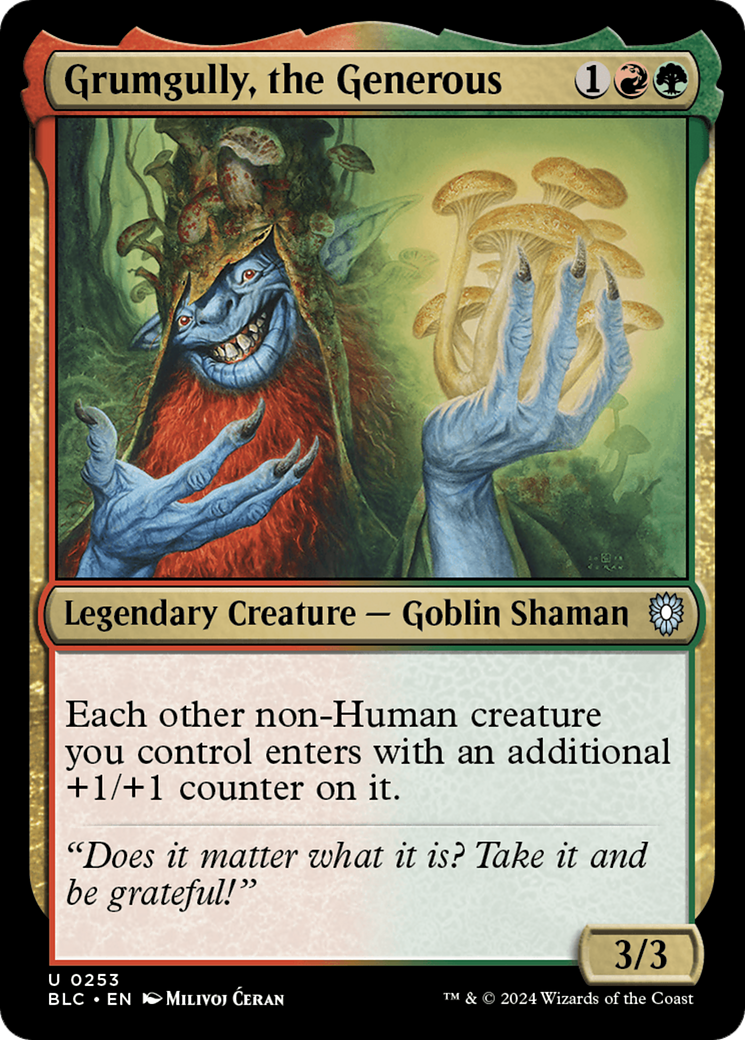 Grumgully, the Generous (253) [Bloomburrow Commander] - Deck Out Gaming