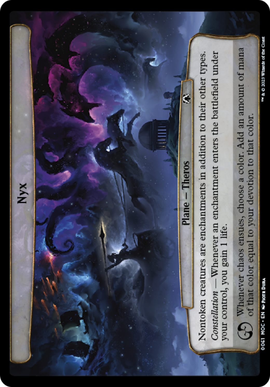 Nyx (61) [March of the Machine Commander] - Deck Out Gaming