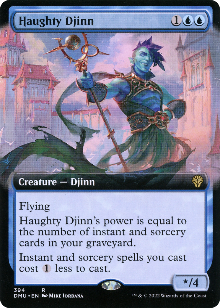 Haughty Djinn (Extended Art) (394) [Dominaria United] - Deck Out Gaming