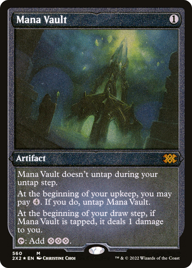 Mana Vault (Foil Etched) (560) [Double Masters 2022] foil - Deck Out Gaming