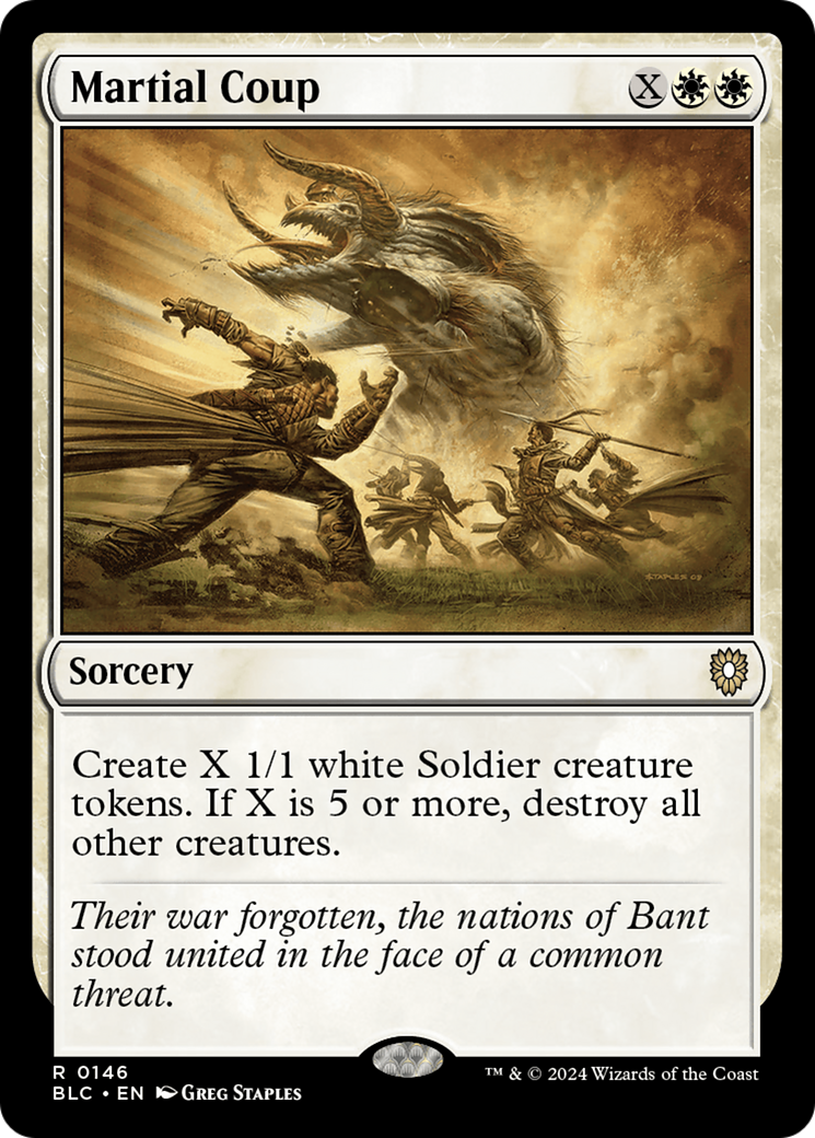 Martial Coup (146) [Bloomburrow Commander] - Deck Out Gaming