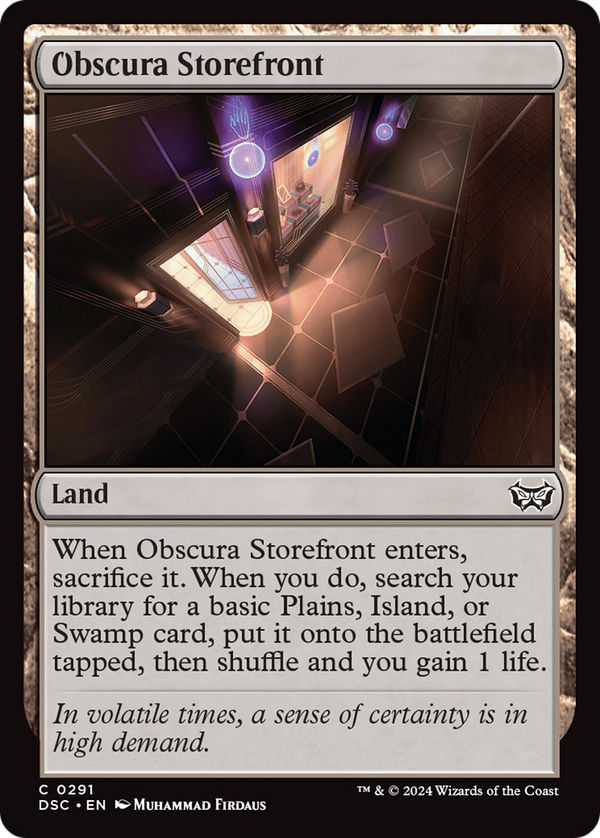 Obscura Storefront (291) [Duskmourn: House of Horror Commander] - Deck Out Gaming