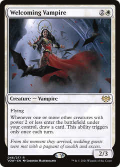 Welcoming Vampire (46) [Innistrad: Crimson Vow] foil - Deck Out Gaming