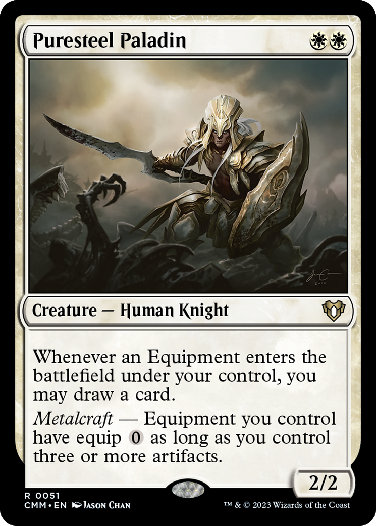 Puresteel Paladin (51) [Commander Masters] - Deck Out Gaming