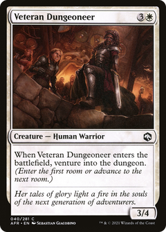 Veteran Dungeoneer (40) [Adventures in the Forgotten Realms] - Deck Out Gaming