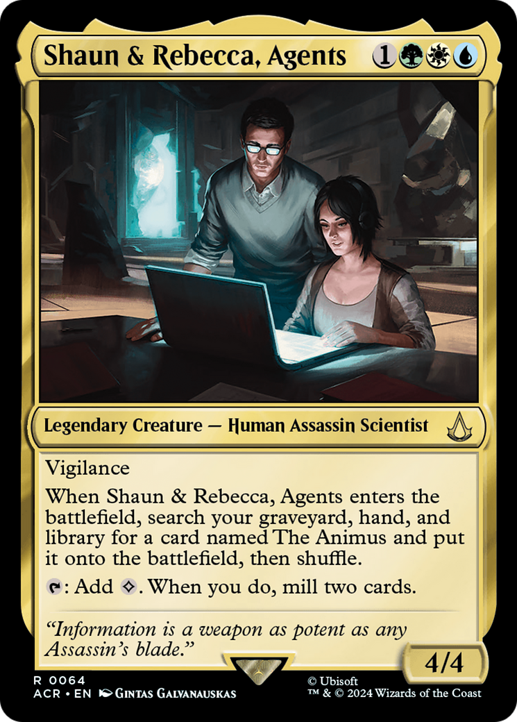 Shaun & Rebecca, Agents (64) [Assassin's Creed] - Deck Out Gaming