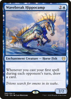 Wavebreak Hippocamp (80) [Theros Beyond Death] foil - Deck Out Gaming