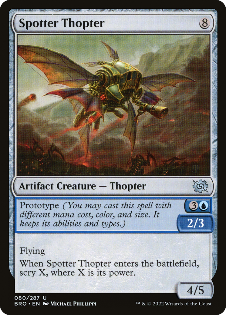 Spotter Thopter (80) [The Brothers' War] - Deck Out Gaming