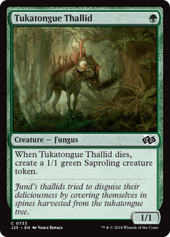 Tukatongue Thallid (733) [Foundations Jumpstart] - Deck Out Gaming