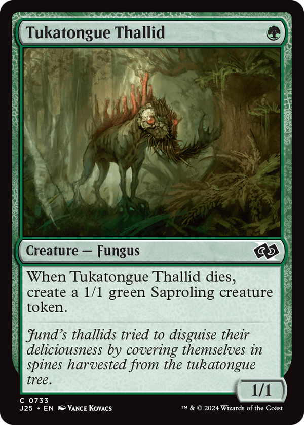 Tukatongue Thallid (733) [Foundations Jumpstart] - Deck Out Gaming