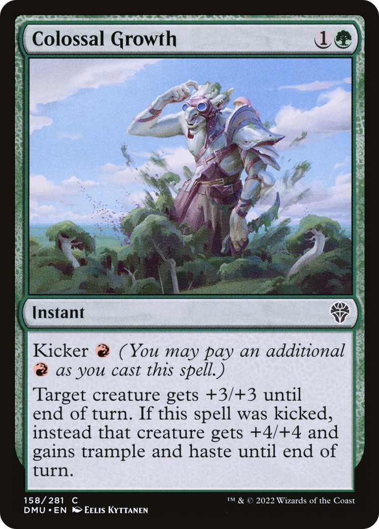Colossal Growth (158) [Dominaria United] - Deck Out Gaming