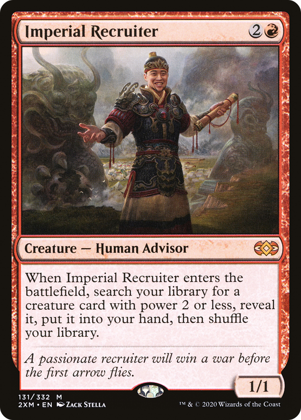Imperial Recruiter (131) [Double Masters] foil - Deck Out Gaming