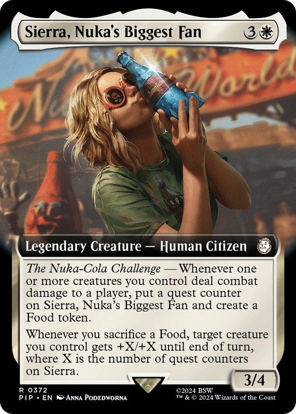 Sierra, Nuka's Biggest Fan (Extended Art) (372) [Fallout] - Deck Out Gaming