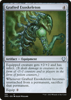 Grafted Exoskeleton (132) [Phyrexia: All Will Be One Commander] - Deck Out Gaming
