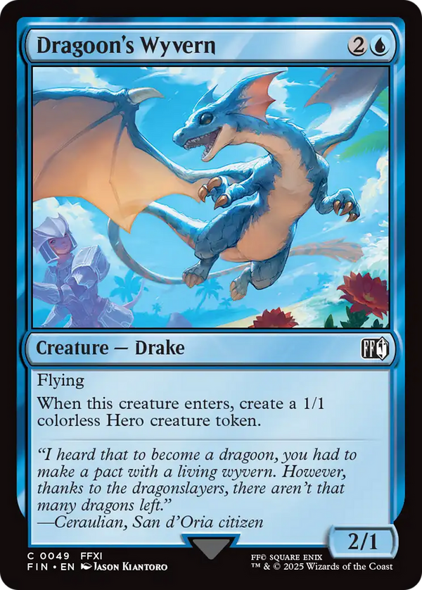 Dragoon's Wyvern (49) [FINAL FANTASY] foil - Deck Out Gaming