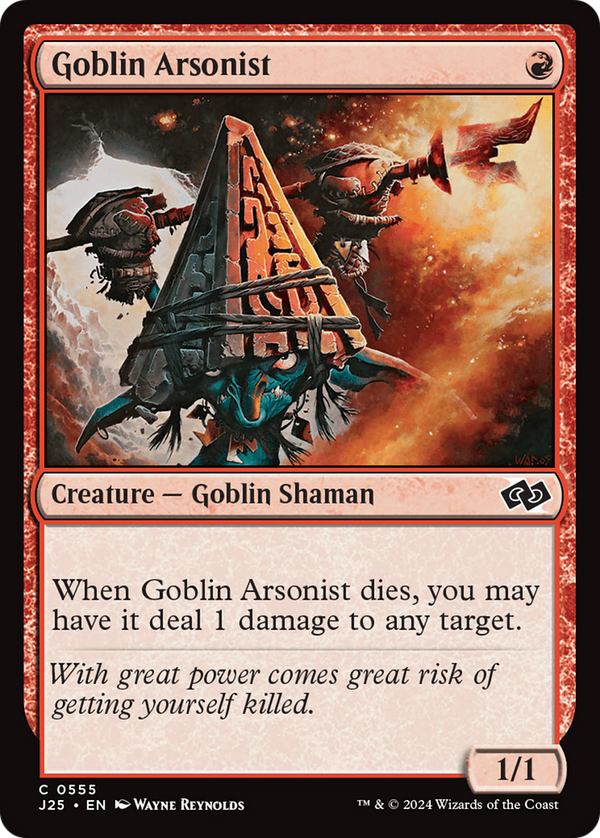 Goblin Arsonist (555) [Foundations Jumpstart] - Deck Out Gaming